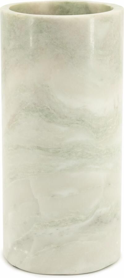 By-Boo Vaas Verde Marmer 33cm hoog Groen