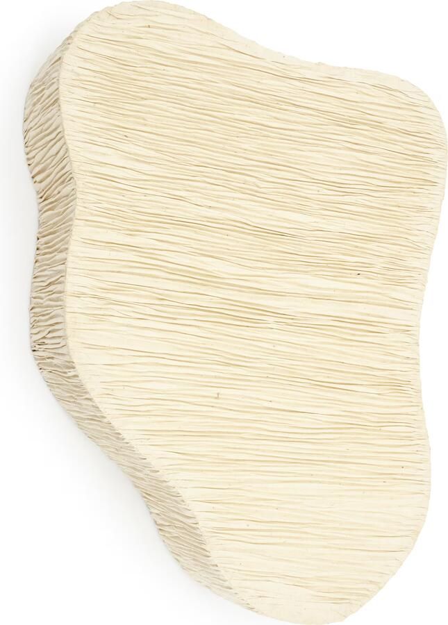 By-Boo Wandlamp Lokta Handgeschept papier 50 x 35cm Natuurlijk Japandi