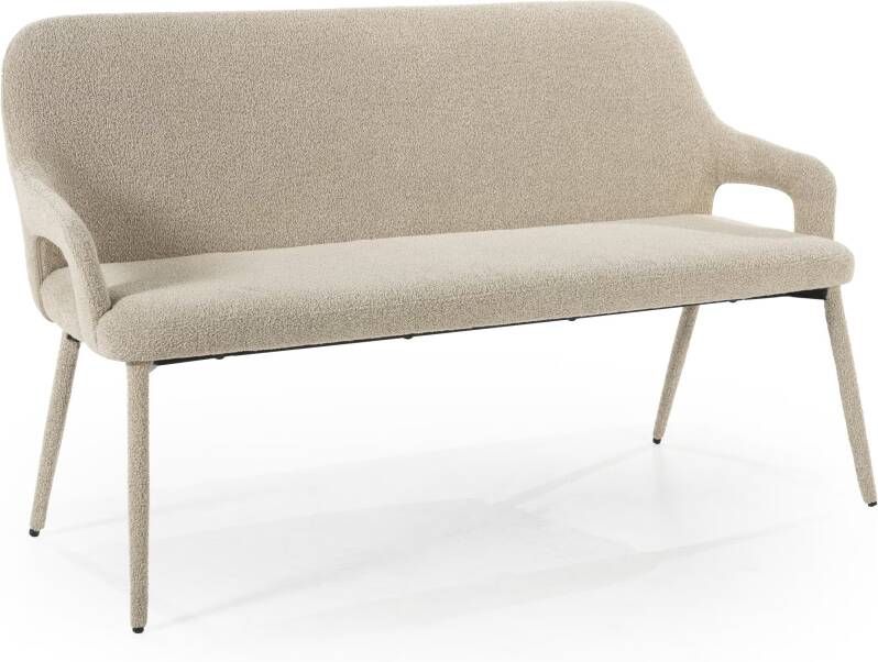 By-Boo | Bench Fika Taupe | Eetkamer meubels | Eetkamerbank