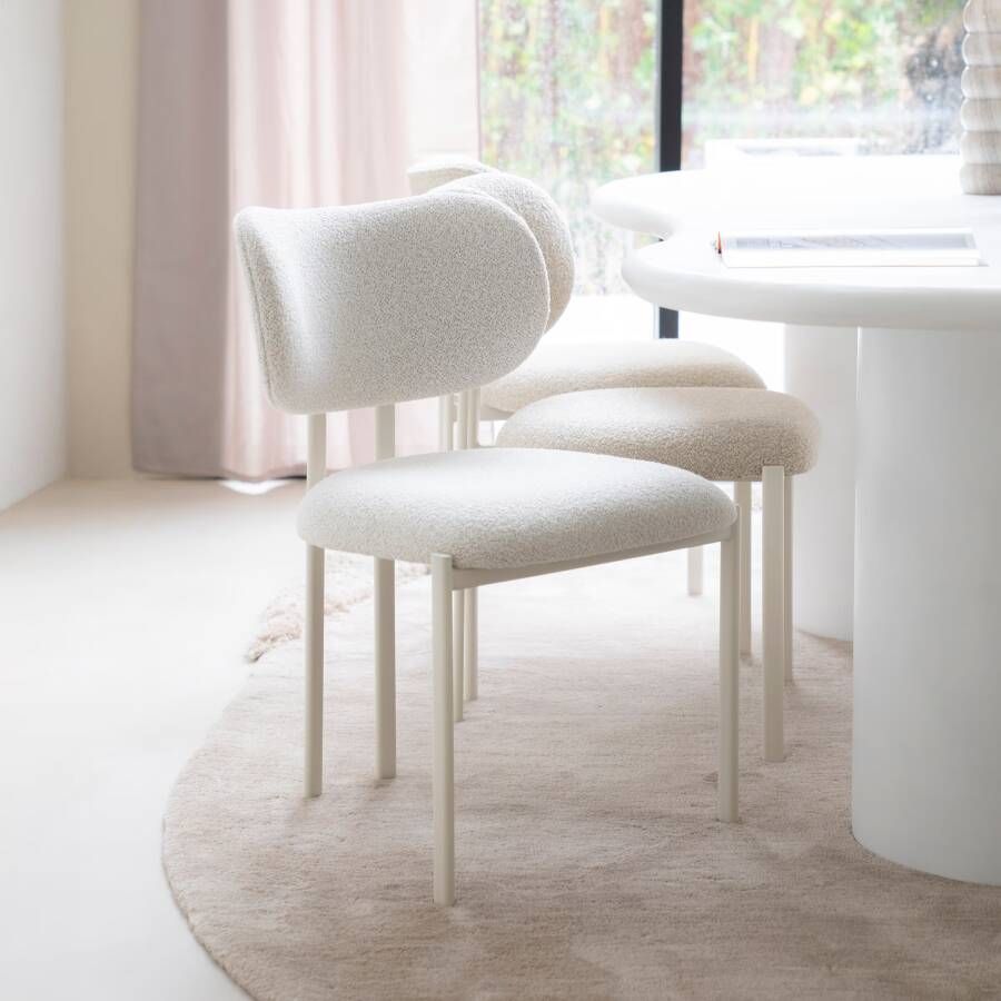 By-Boo | Eetkamerstoel Daybreak Beige | Zitmeubels eetkamer | Eetkamerstoel