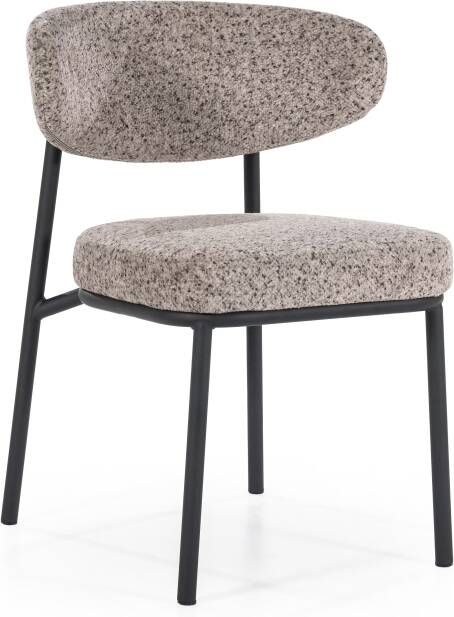 By-Boo | Chair Jari Taupe | Zitmeubels eetkamer | Eetkamerstoel