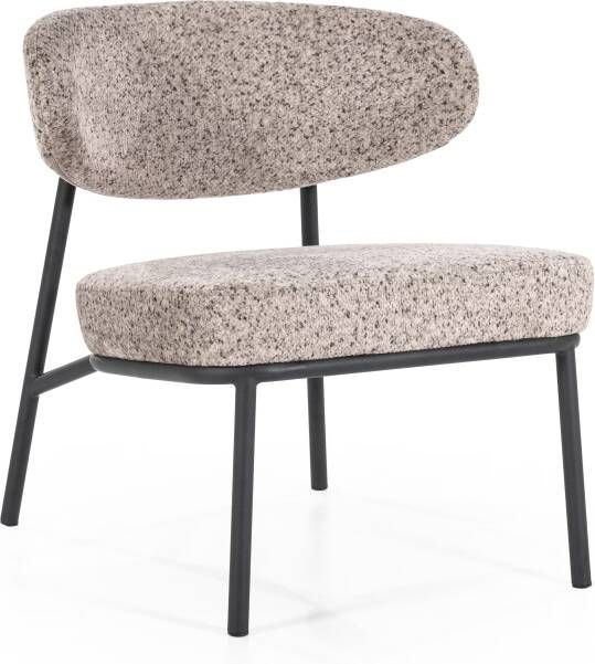 By-Boo Fauteuil Jari Bouclé Taupe