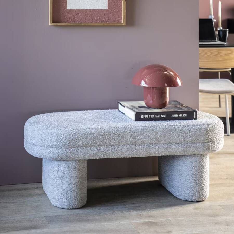 By-Boo | Rama Bench Beige | Woonaccessoires | Poef