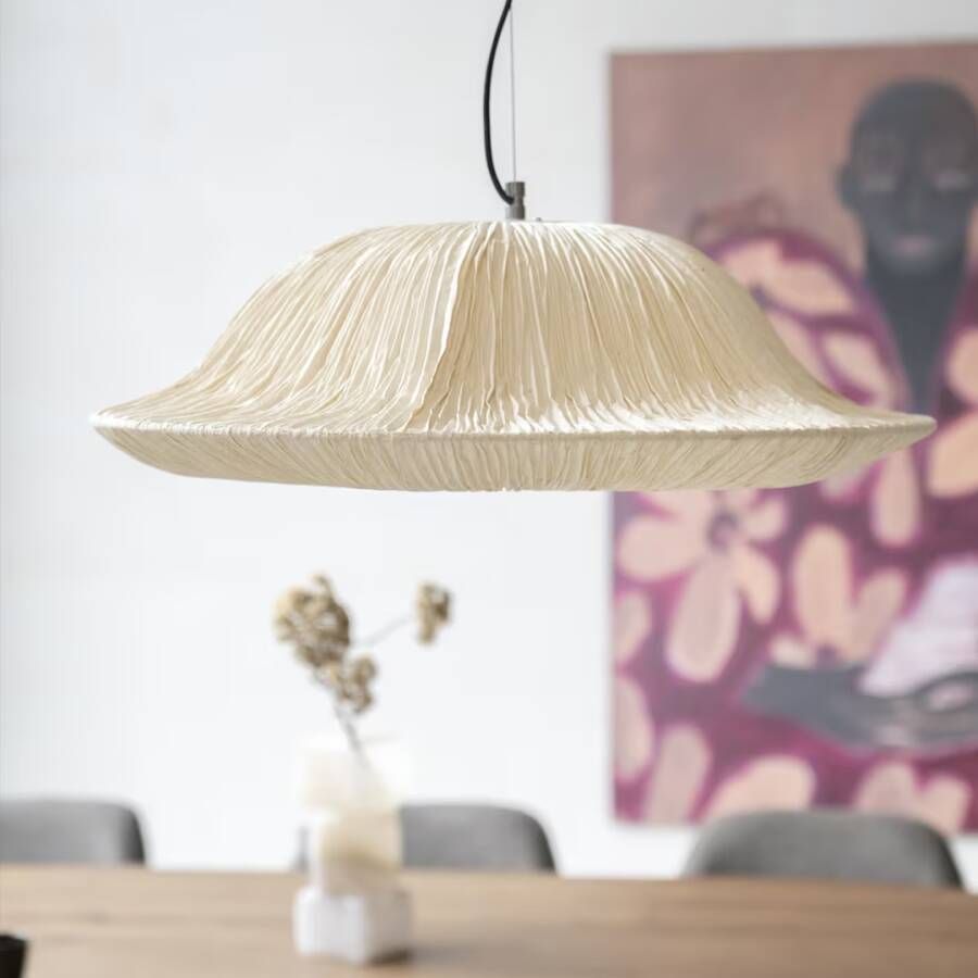 By-Boo Hanglamp Lokta Handgeschept papier 63cm Natuurlijk Japandi