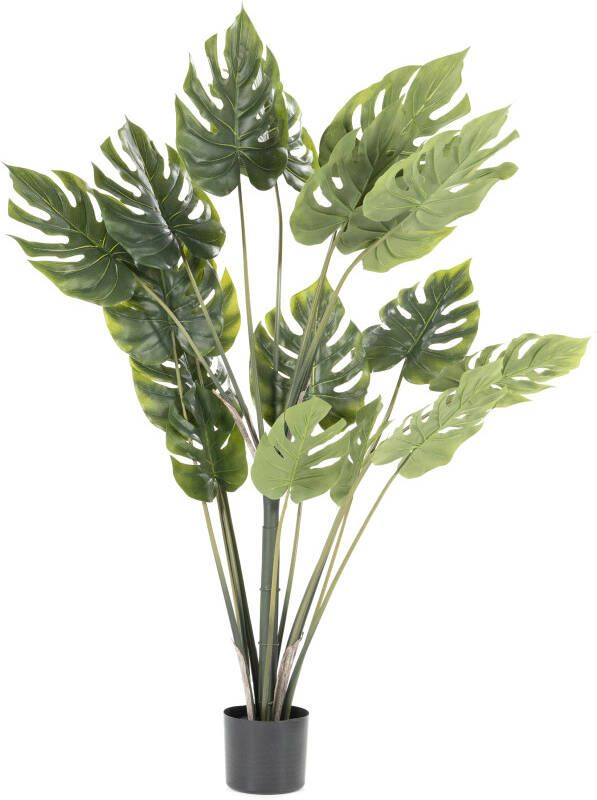 By-Boo Kunstplant Philodendron Monstera 122cm hoog Groen
