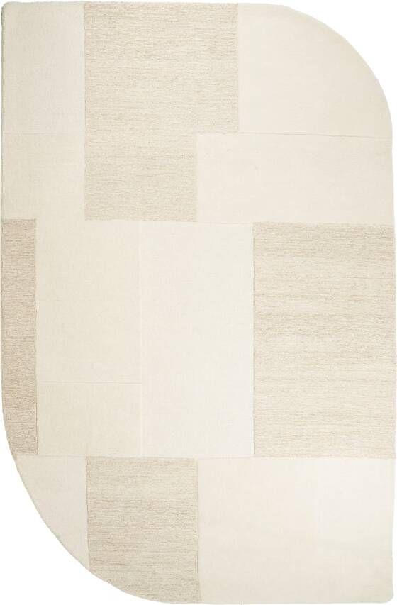 By-Boo Organisch Vloerkleed Contour 190 x 290cm Off White