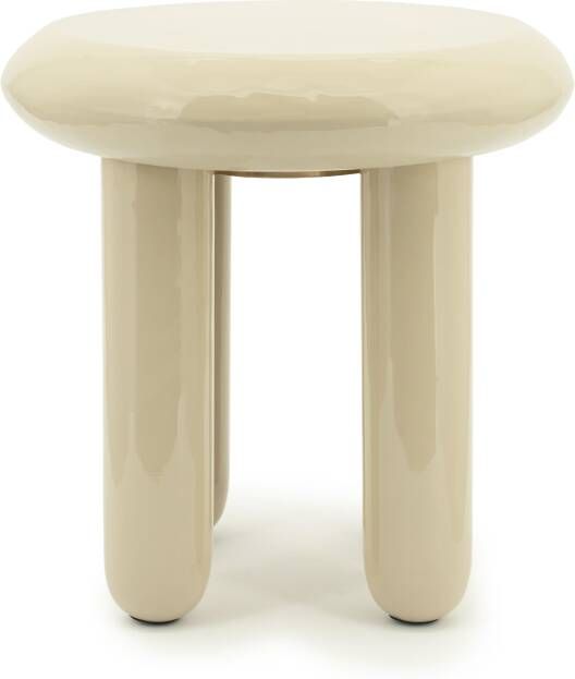 By-Boo Ronde Bijzettafel Balloon 43cm Beige