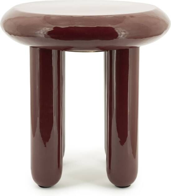 By-Boo Ronde Bijzettafel Balloon 43cm Burgundy