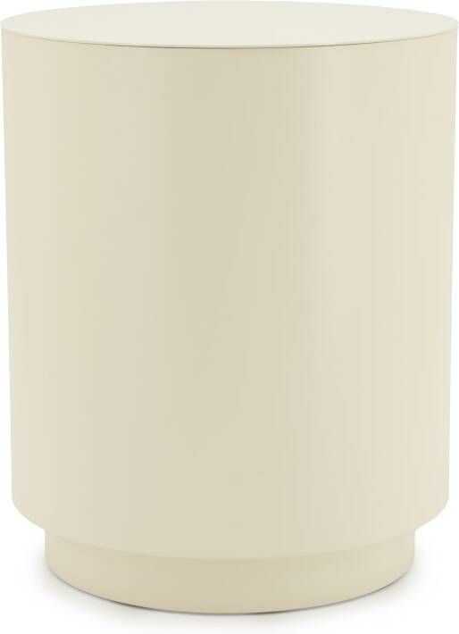 By-Boo Ronde Bijzettafel Mesita 37cm Beige