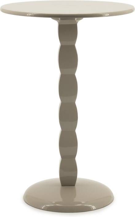 By-Boo Ronde Bijzettafel Prinz 37cm Taupe