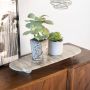 By-Boo Serveerplank Blanch Marmer 70 x 23cm Beige - Thumbnail 2