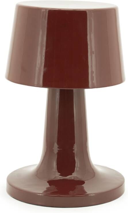 By-Boo Tafellamp Alvo 35cm hoog Burgundy