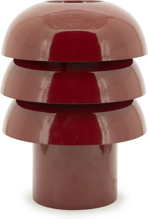 By-Boo Tafellamp Curo 35cm hoog Burgundy