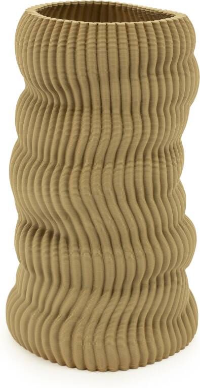 By-Boo Vaas Mae 3D geprint Keramiek 30cm Beige