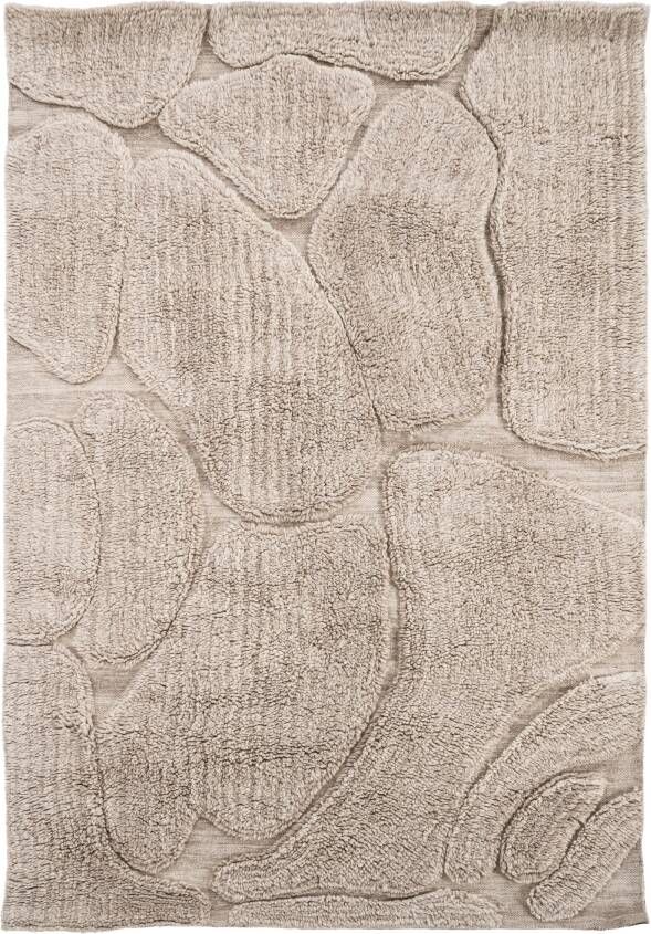 By-Boo Vloerkleed Kala Wol 160 x 230cm Taupe