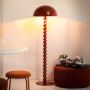 By-Boo Vloerlamp Luox 150cm hoog Koraalrood - Thumbnail 1