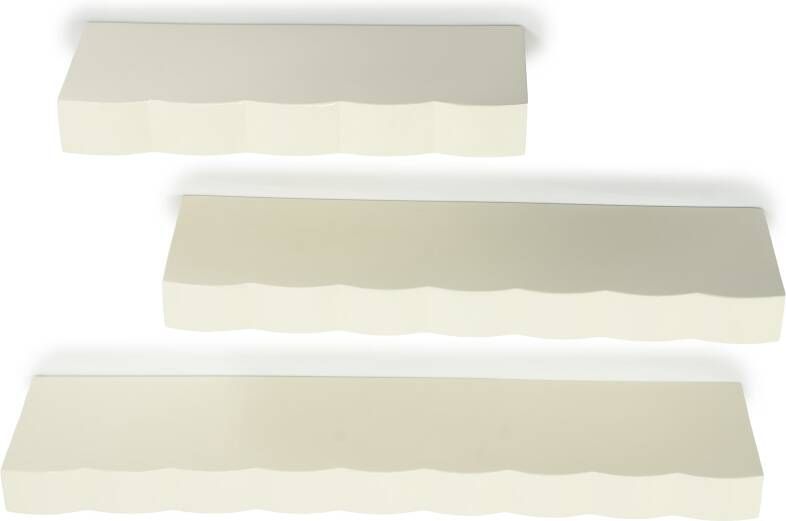 By-Boo Wandplank Prinz Set van 3 stuks Beige