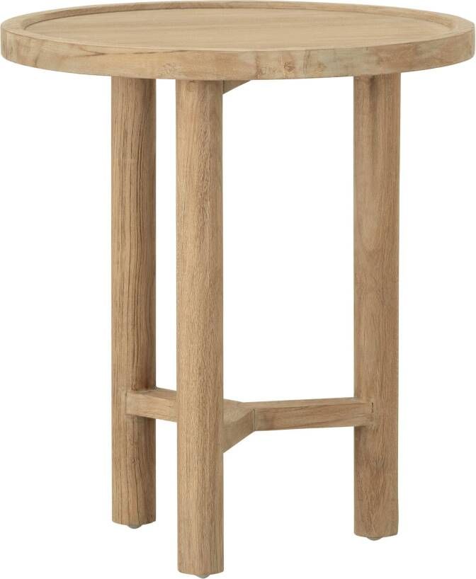 DTP Home Ronde Bijzettafel Forte Teakhout 40cm Bruin