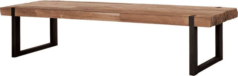 DTP Home Coffee table Beam rectangular 35x150x50 cm 6 cm recycled... - Foto 3