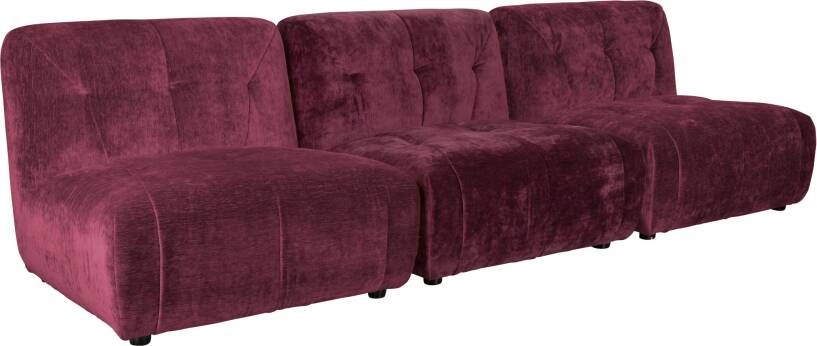 Dutchbone 3-zits Bank Giada Modulair Velvet Plum