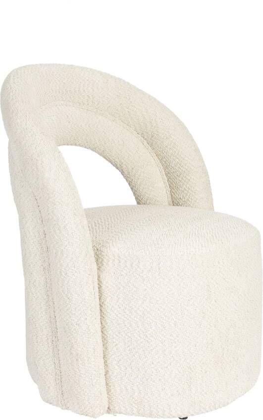 Dutchbone Draaifauteuil Seina Bouclé