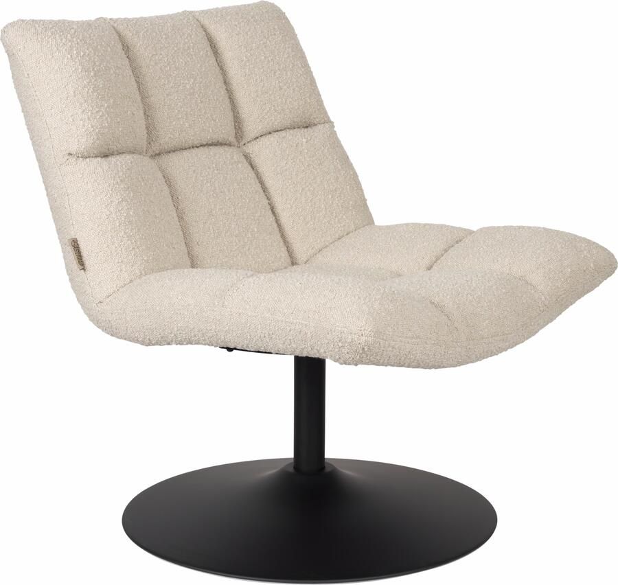 Dutchbone Draaifauteuil Bar Bouclé Beige