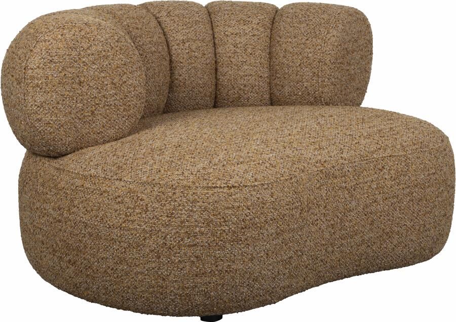 Dutchbone Fauteuil Duvane Bouclé Bruin