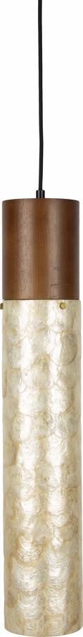 Dutchbone Hanglamp Beam Eikenhout en acryl Bruin