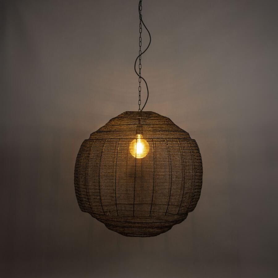 Dutchbone Hanglamp Meezan 70cm Zwart