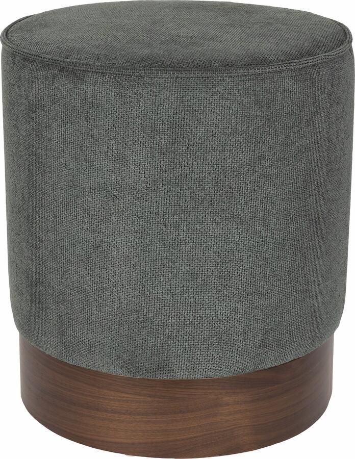 Dutchbone Hocker Bellevue Geweven stof en hout Groen