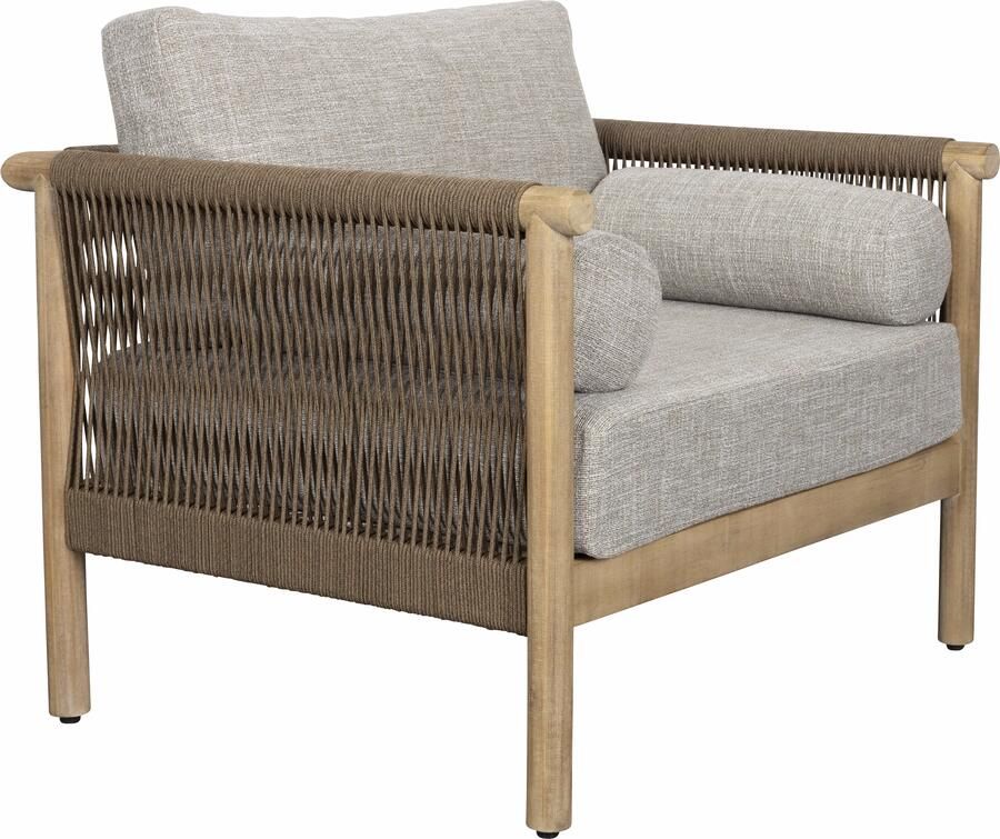Dutchbone Loungestoel Oasis Acaciahout en touw Naturel