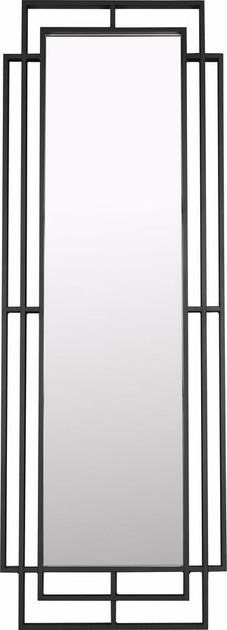 Dutchbone Staande Spiegel Ramsey 170 x 60cm Zwart Passpiegel - Foto 3