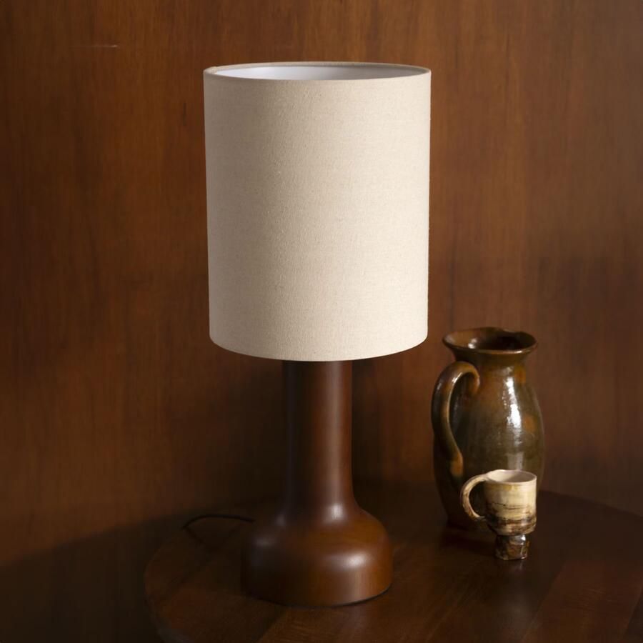 Dutchbone Tafellamp Jones Hout Beige