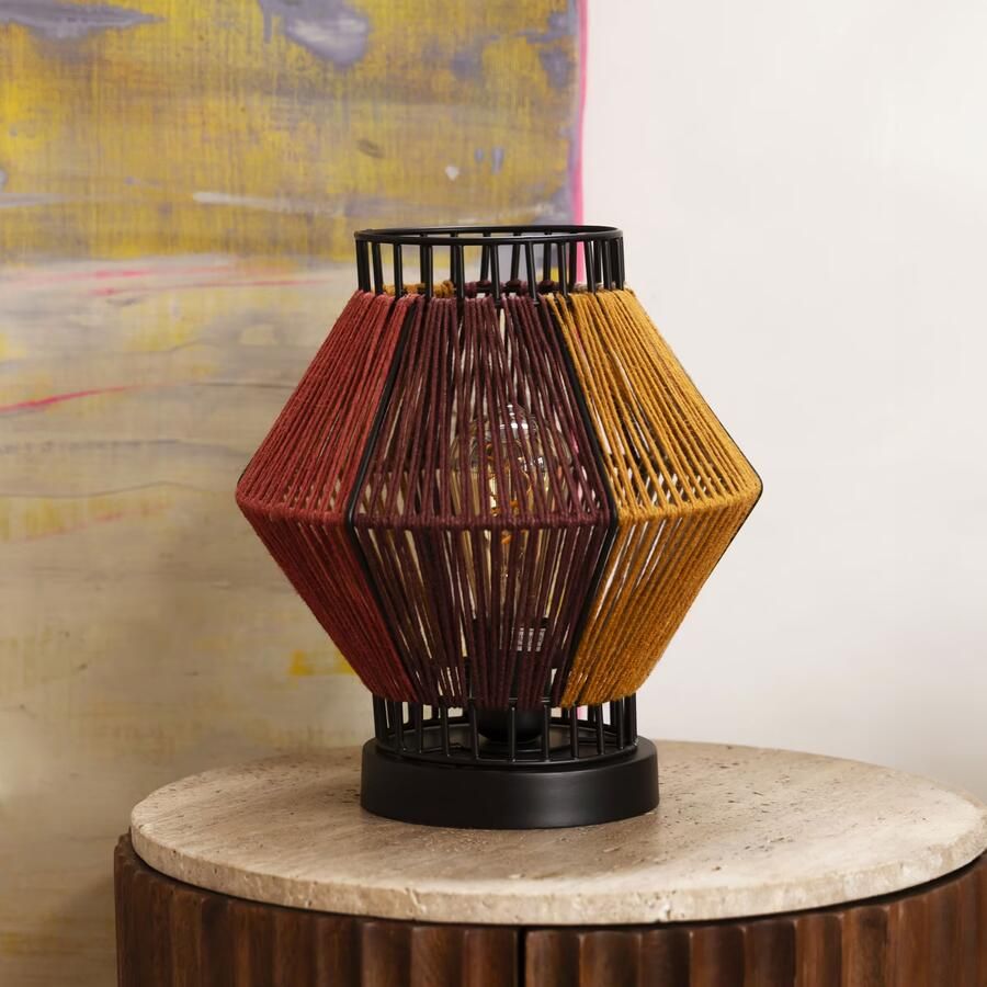 Dutchbone Surya Rope Tafellamp Multi colour