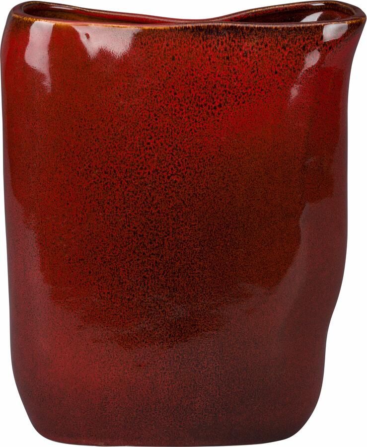 Dutchbone Vaas Edna 31cm Rood