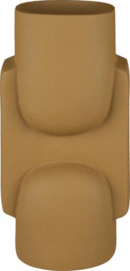 Dutchbone Vaas Santos 25cm Okergeel