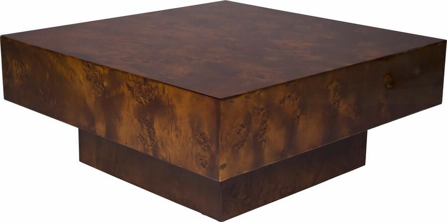 Dutchbone Vierkante Salontafel Quinn 90 x 90cm Walnoot