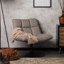 Dutchbone Fauteuil 'Bar' kleur Lichtgrijs - Thumbnail 3