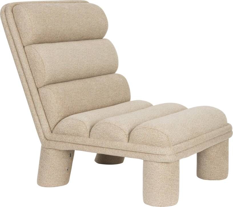 Dutchbone Fauteuil Fern Bouclé Beige