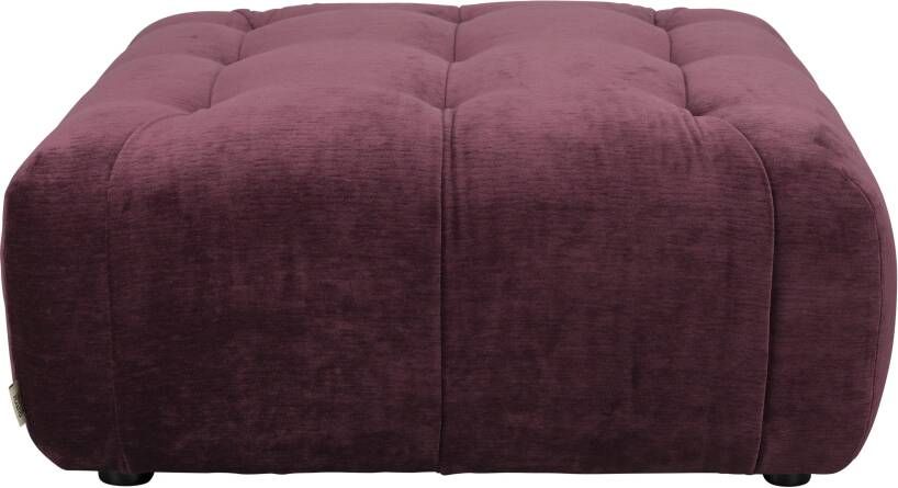 Dutchbone Hocker Giada Velvet Plum