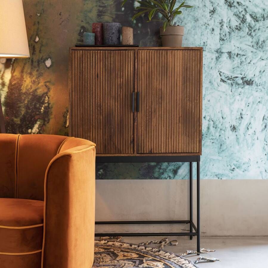 Dutchbone Opbergkast Saroo 125 x 80cm Mangohout Bruin