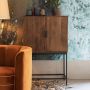 Dutchbone Opbergkast Saroo 125 x 80cm Mangohout Bruin - Thumbnail 2