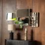 Dutchbone Spiegel Cordelia Rubberhout 70 x 120cm Bruin - Thumbnail 2