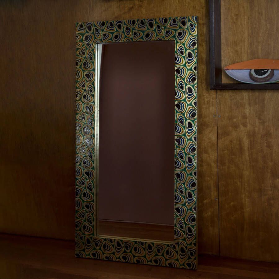 Dutchbone Spiegel Meena 110 x 60cm Groen