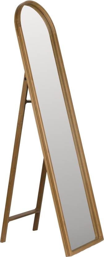 Dutchbone Staande Spiegel Caroun Bamboe 160 x 40cm Bruin Passpiegel Japandi