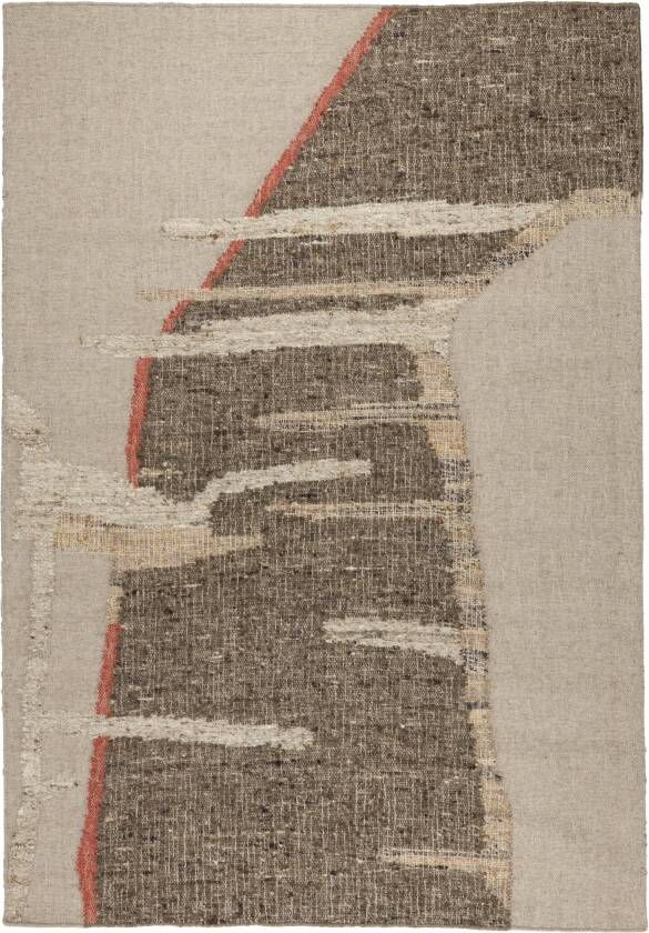 Dutchbone Vloerkleed Briton Wol en jute 160 x 230cm Beige