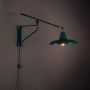 Dutchbone Wandlamp Hector 30cm Teal - Thumbnail 2