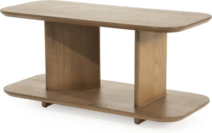 Eleonora Bijzettafel Ty Eiken 90 x 40cm Bruin