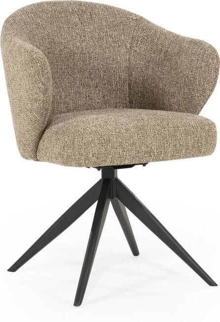 Eleonora Draaibare Eetkamerstoel Connor Bruin