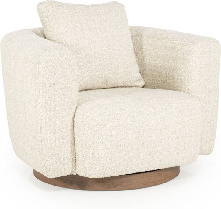 Eleonora Draaifauteuil Jordan Grove Bouclé Beige